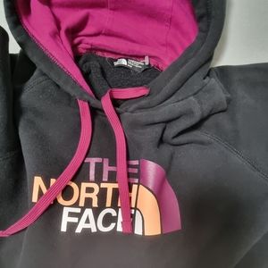 The North Face Black Front Graphic Hoodie Womens Medium